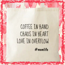 Coffee Mom Cute Mom Trendy Mother's Day Gift Tote Bag