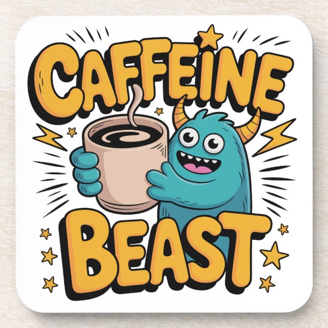 Coffee Monster Coaster (Front)