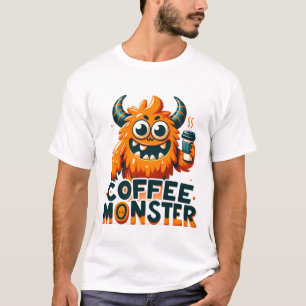 Coffee Monster – Funny Morning Mood T-Shirt