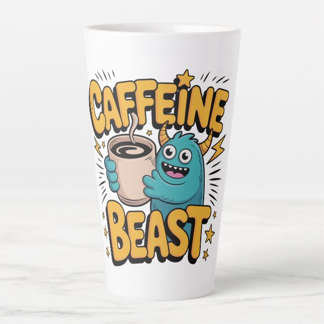 Coffee Monster Latte Mug (Front)