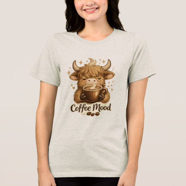 Coffee Mood Cow Tee (Front)