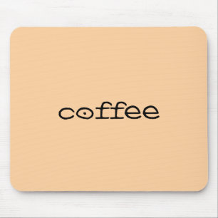 Coffee Mood Leather-Tone Mouse Pad