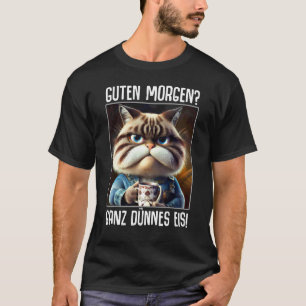 Coffee Morgenmuffel Employee Saying Cat T-Shirt