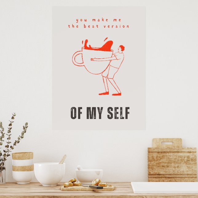 Coffee motivation poster (Kitchen)