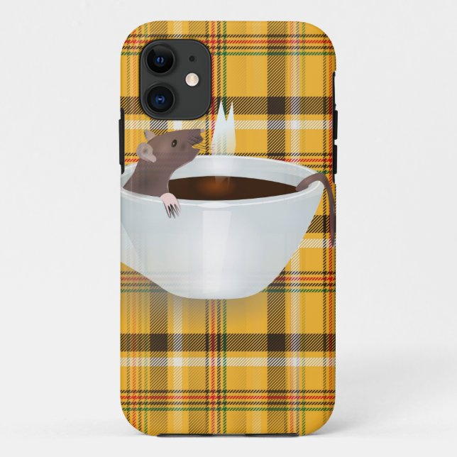 coffee mouse Case-Mate iPhone case (Back)