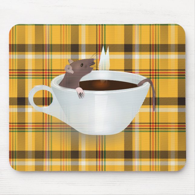 coffee mouse mouse pad (Front)