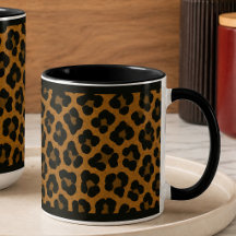 COFFEE MUG 11 OZ. "LEOPARD" 