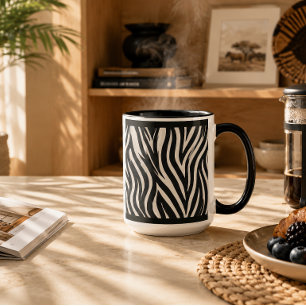 COFFEE MUG 11 OZ. "ZEBRA"