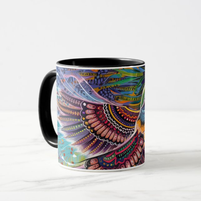 coffee mug bird (Front Left)