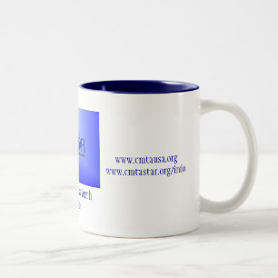 Coffee Mug, Charcot-Marie-Tooth Disease Two-Tone Coffee Mug