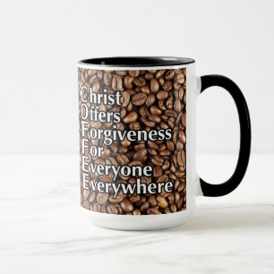 Coffee Mug"Christ Offers Forgiveness" Reverse Mug