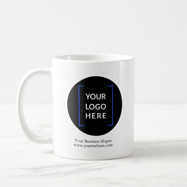 Coffee Mug Custom Company Logo Personalized Logo  (Left)