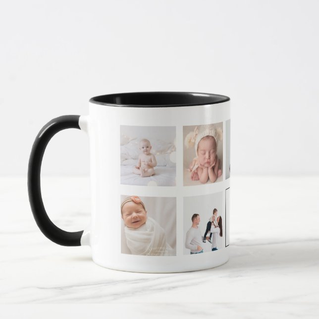 Coffee Mug | Custom Photo Collage (Left)