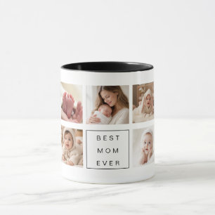 Coffee Mug Custom Photo Collage Best Mum Ever