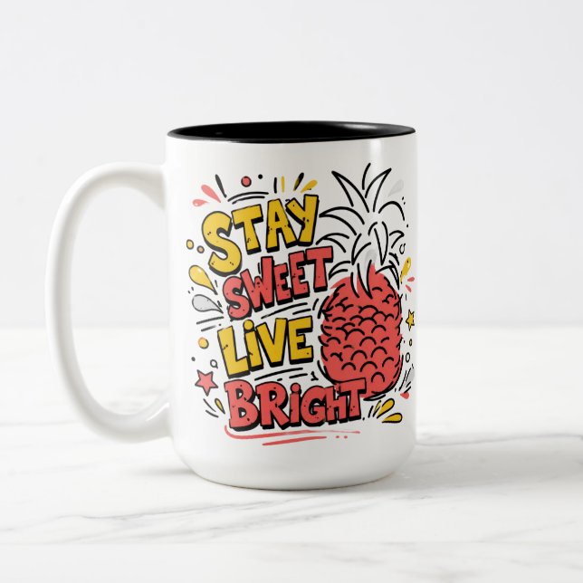 Coffee Mug | Cute Tropical Summer Cup (Left)