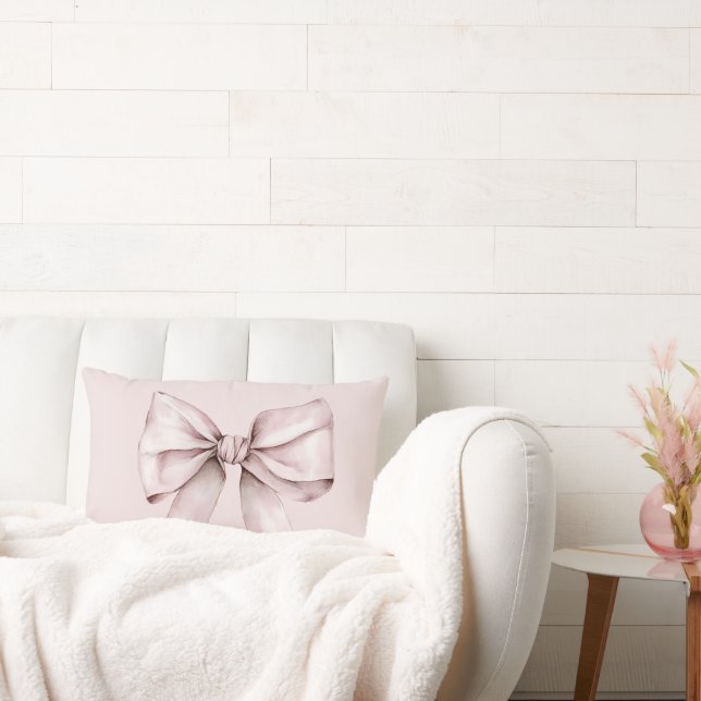 Coffee mug, elegant script monogram, girly, lumbar cushion (Couch)