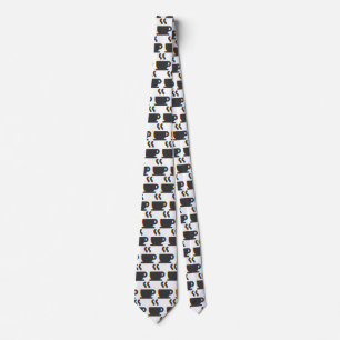 Coffee Mug Glitch Tie