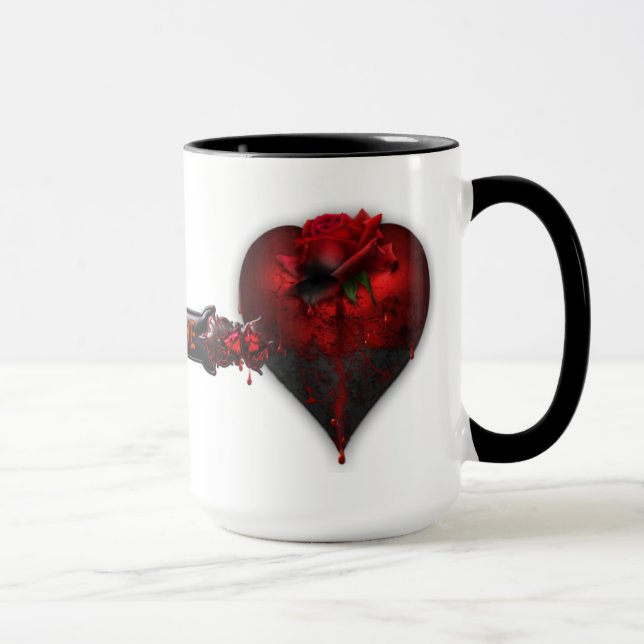 Coffee Mug Gothic Valentine (Right)