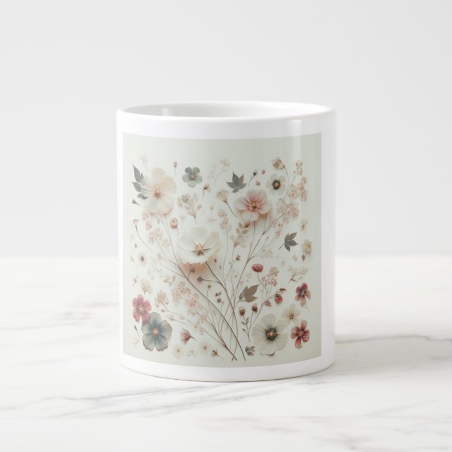 Coffee Mug, Hot Cocoa Large Coffee Mug (Front)