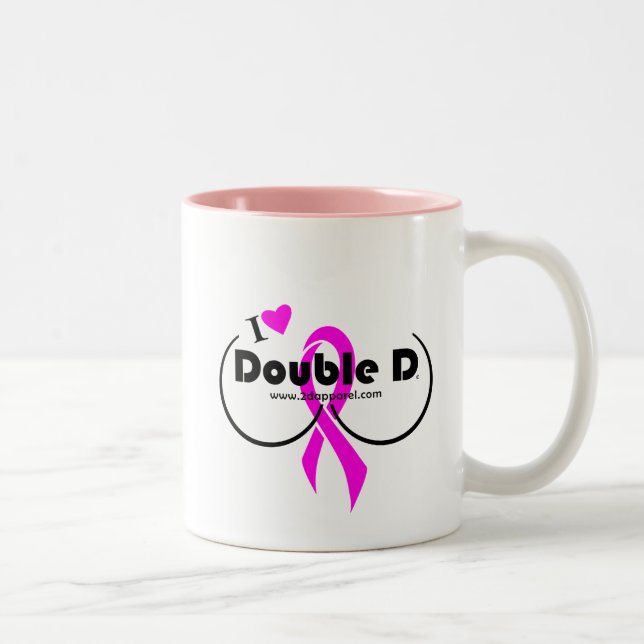 Coffee mug - I Love Double D (Right)