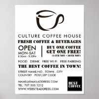 Coffee Mug Icon, Barista, Café, Coffeehouse