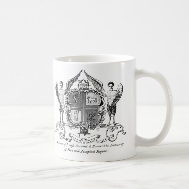 Coffee Mug-Masonic Freemason Mason Masonry Mug (Right)