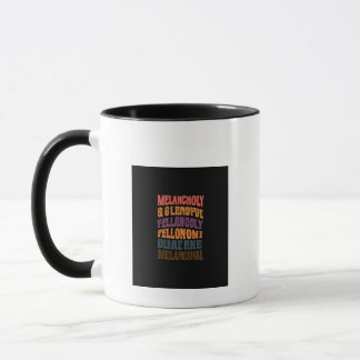 Coffee mug melancholy