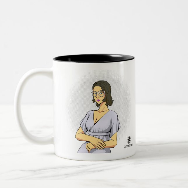Coffee Mug Mona Liza finlandish (Left)