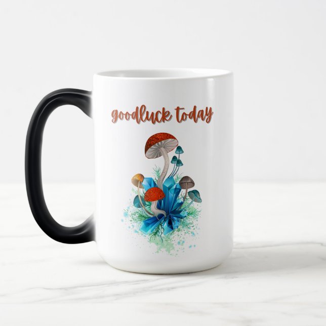 Coffee Mug (Mushroom quotes) (Left)