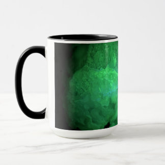 Coffee mug of a rock specimen, the Trancas geode