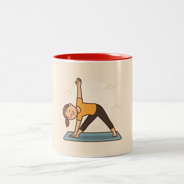 Coffee Mug on Yoga Day (Center)