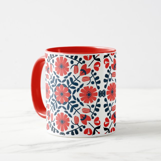coffee mug orange (Front Left)