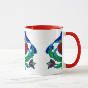 Coffee Mug - PA Dutch Distelfink design