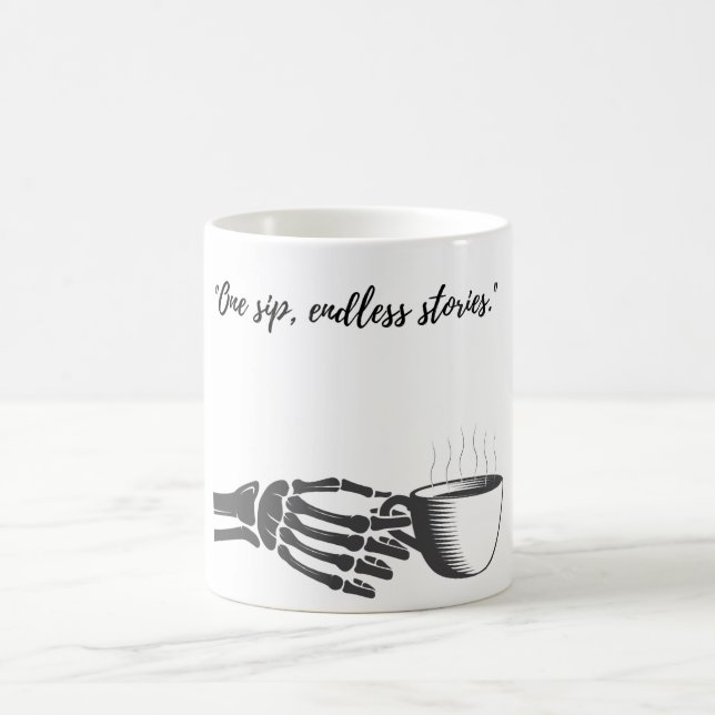 "Coffee Mug: Sip and Smile" Coffee Mug (Center)