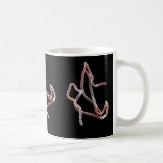Coffee Mug - Streptococcus (pastel on black)
