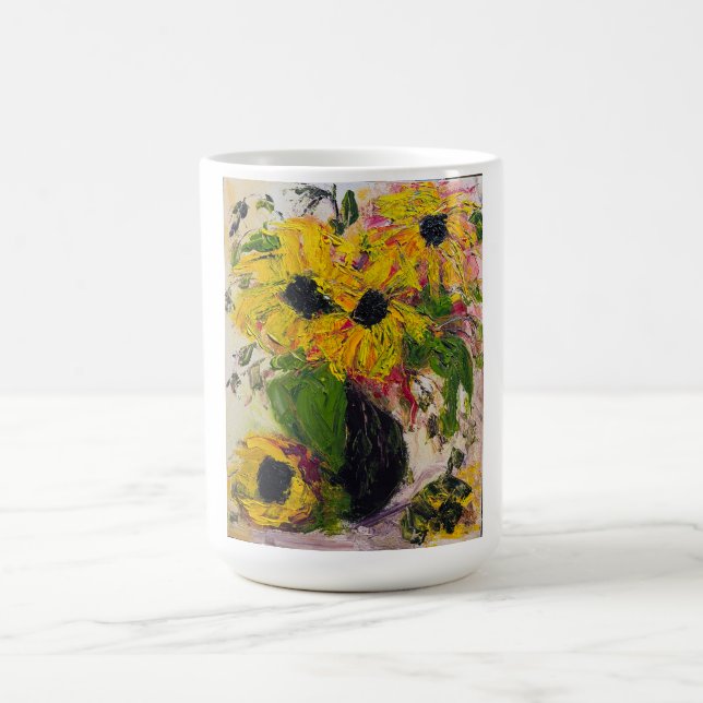 Coffee mug sunflowers  (Center)
