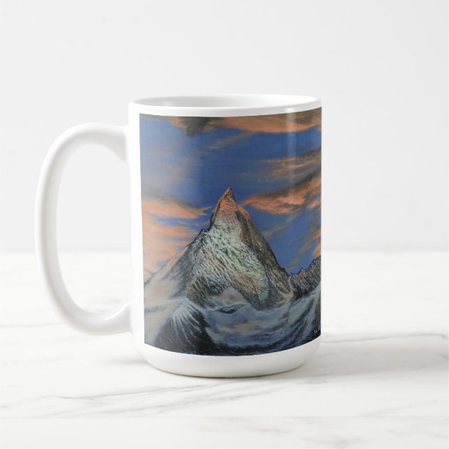 Coffee Mug - "The Matterhorn At Sunset" (Left)