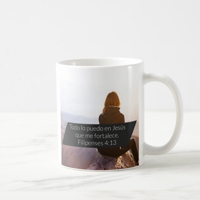 Coffee Mug -Todo lo puedo en Jesus (Right)
