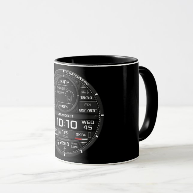 Coffee Mug with a Humorous Design (Front Right)