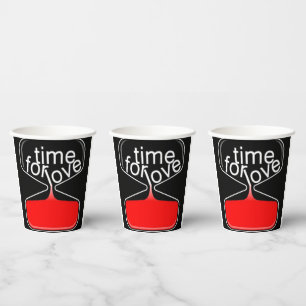 Coffee Mug with a Humorous Digital Design Paper Cups