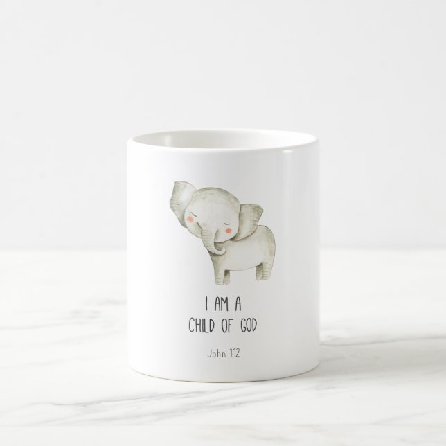 Coffee Mug with Bible Verse for Kids (Center)