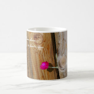 coffee mug with Bloom where God plants you.