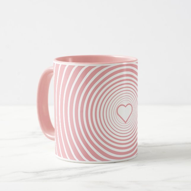 Coffee Mug with Heart (Front Left)