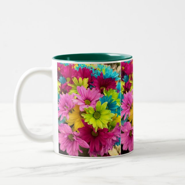  Coffee mug with pleasent flowrs (Left)