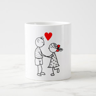 Coffee Mug with Romantic Couple