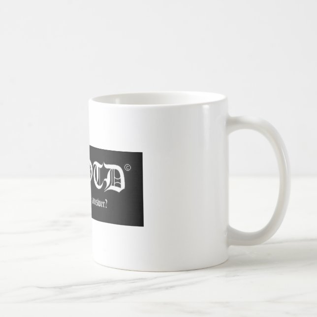 Coffee Mug with the AIQOTD logo (Right)