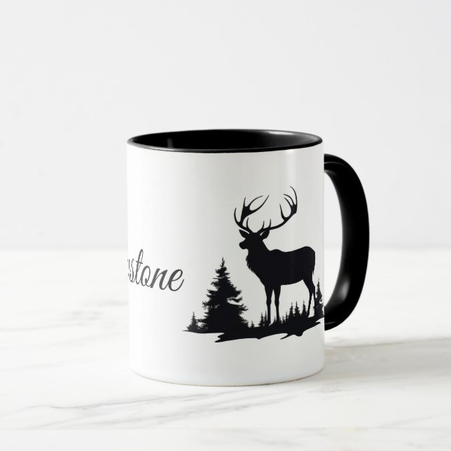 Coffee Mug-Yellowstone Elk Mug (Front Right)