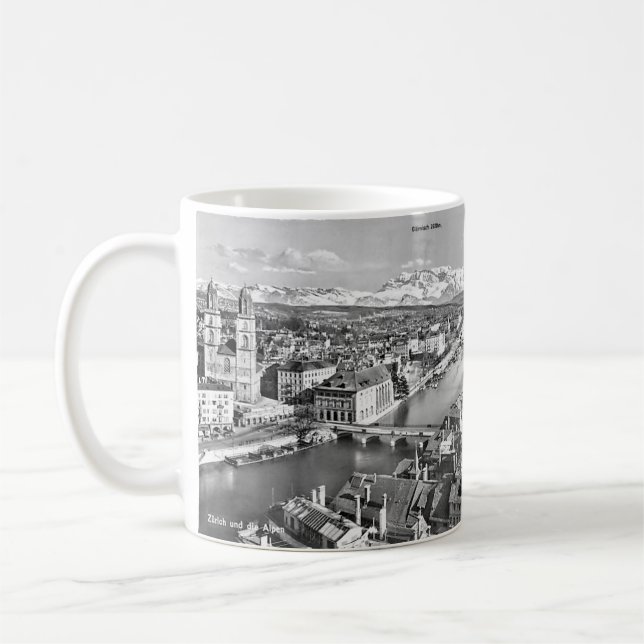 Coffee Mug - Zurich, Switzerland (Left)