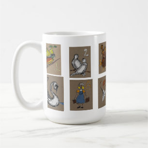 Coffee Mugs 12 days of Christmas 