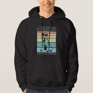 Coffee My Cocker Spaniel And Maybe 3 People Dog Hoodie